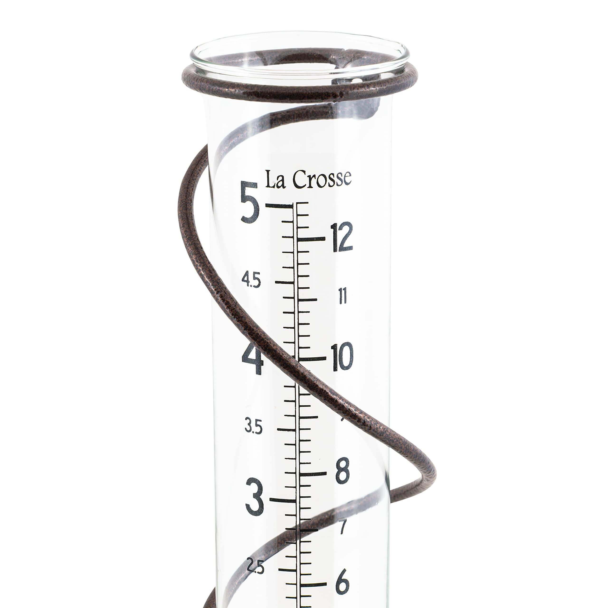 La Crosse 704-08967-INT ground stake mount shown for lawn and garden setup
