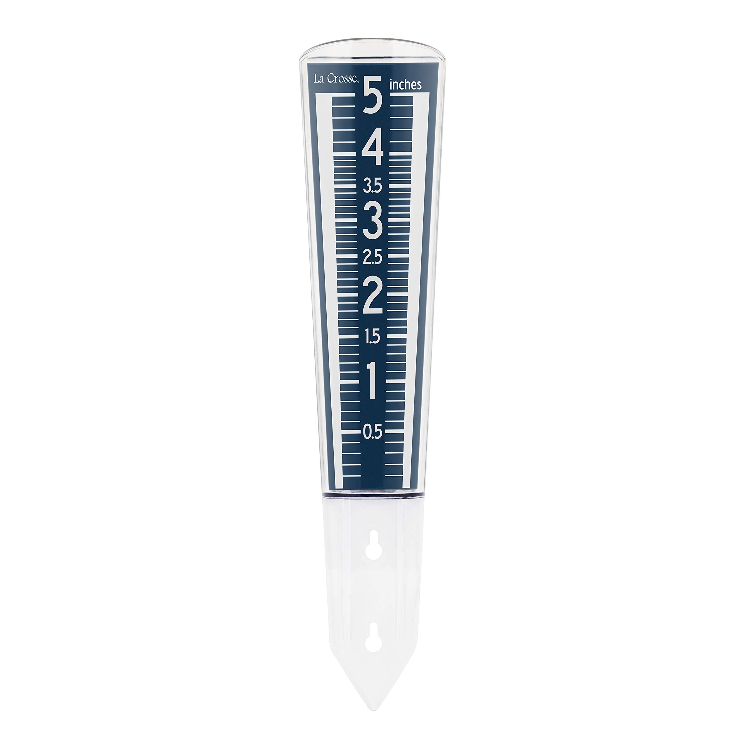 La Crosse 704-1531B-INT large-capacity rain gauge for backyard rainfall