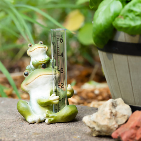 La Crosse table-standing model fits porches for effortless monitoring.