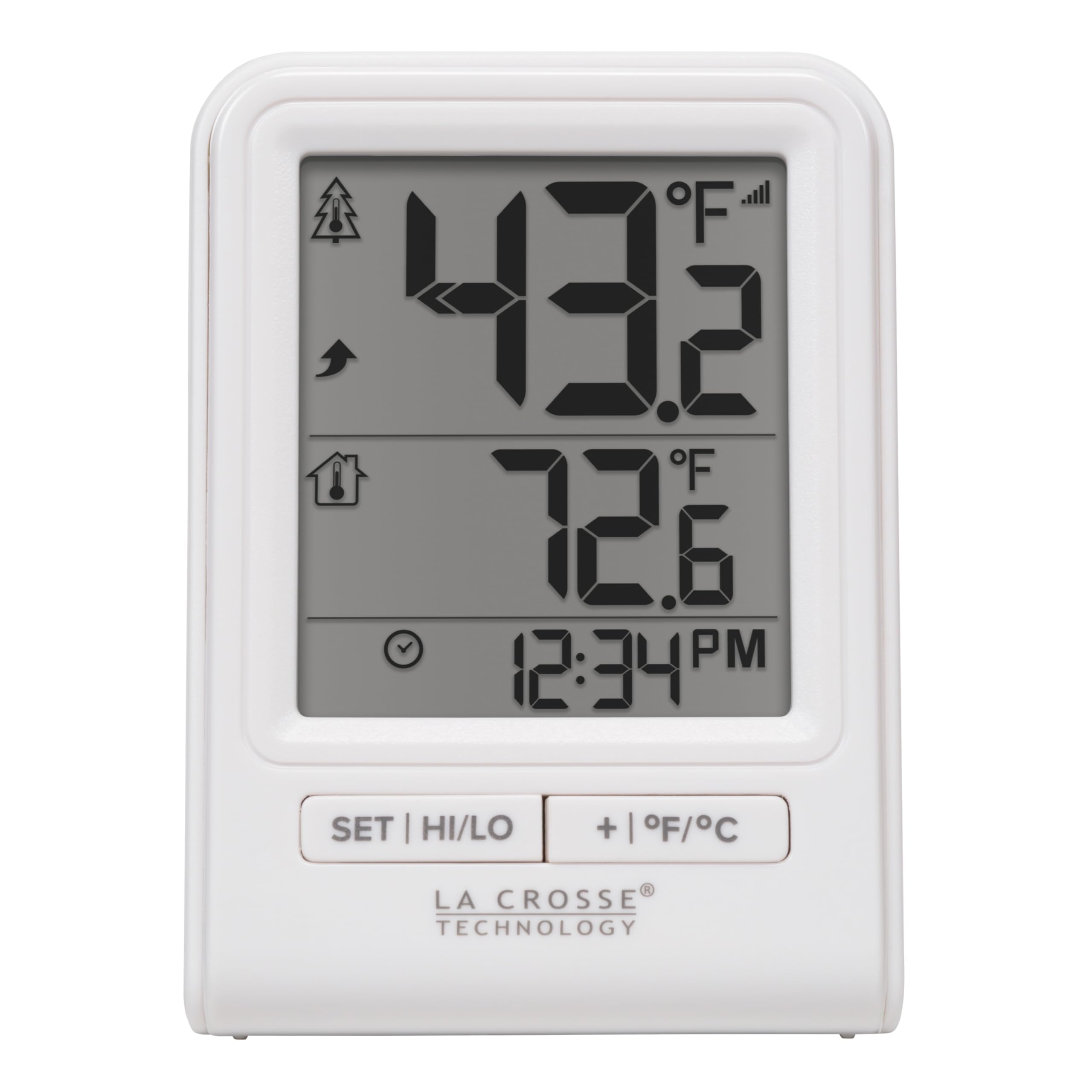 La Crosse Technology 308-1409WNH-CBP wireless sensor captures outdoor temps, freeing you from guesswork.
