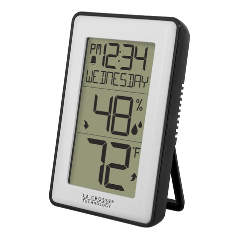 La Crosse Technology 308-1911 humidity alerts highlight changes to keep you informed.