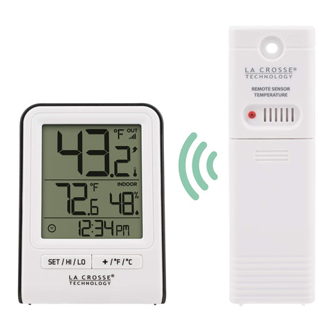 La Crosse Technology indoor humidity readout for quick comfort checks.