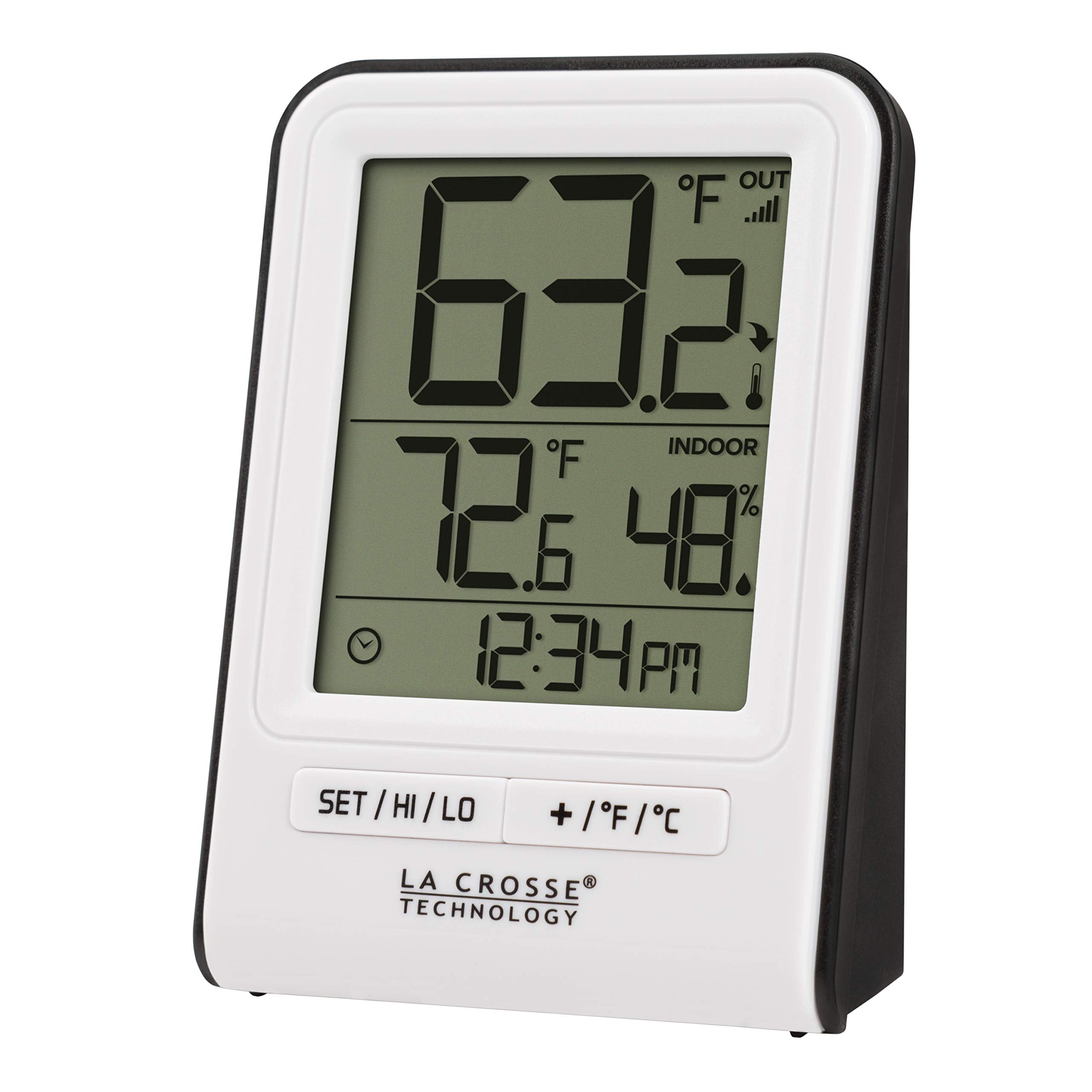 La Crosse Technology outdoor sensor for accurate external temperature and humidity readings.