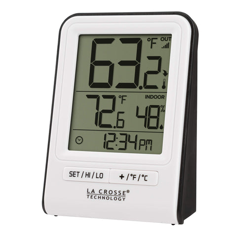 La Crosse Technology outdoor sensor for accurate external temperature and humidity readings.