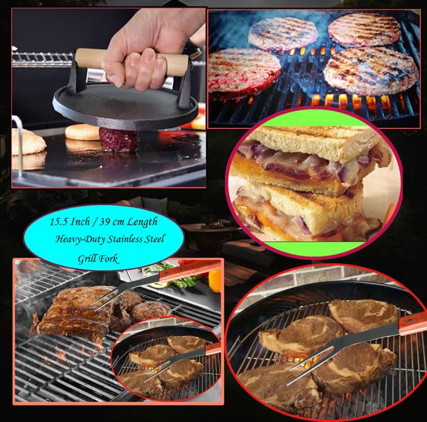 La Cuisine perforated spatula for flat-top drainage reduces sticking during cooking