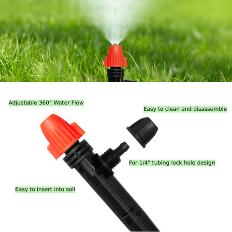 La Farah drip emitter showing locking design for secure connections