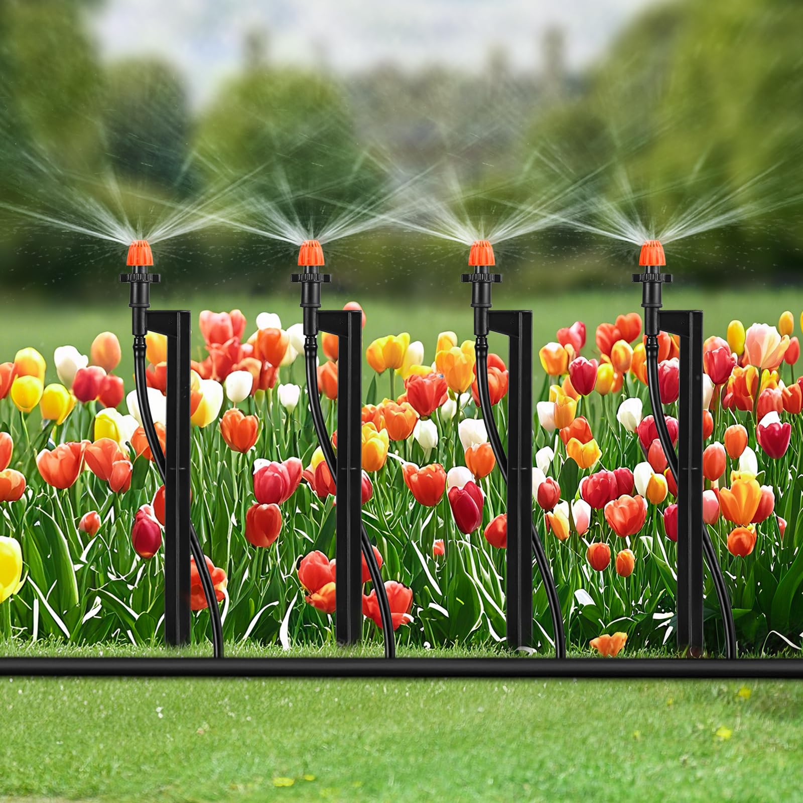 La Farah easy-installation drip irrigation heads streamline setup for busy gardeners