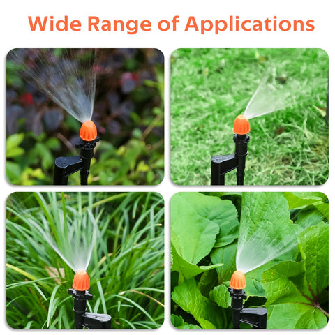 La Farah drip emitters are easy to install for flowers, vegetables, and herbs.