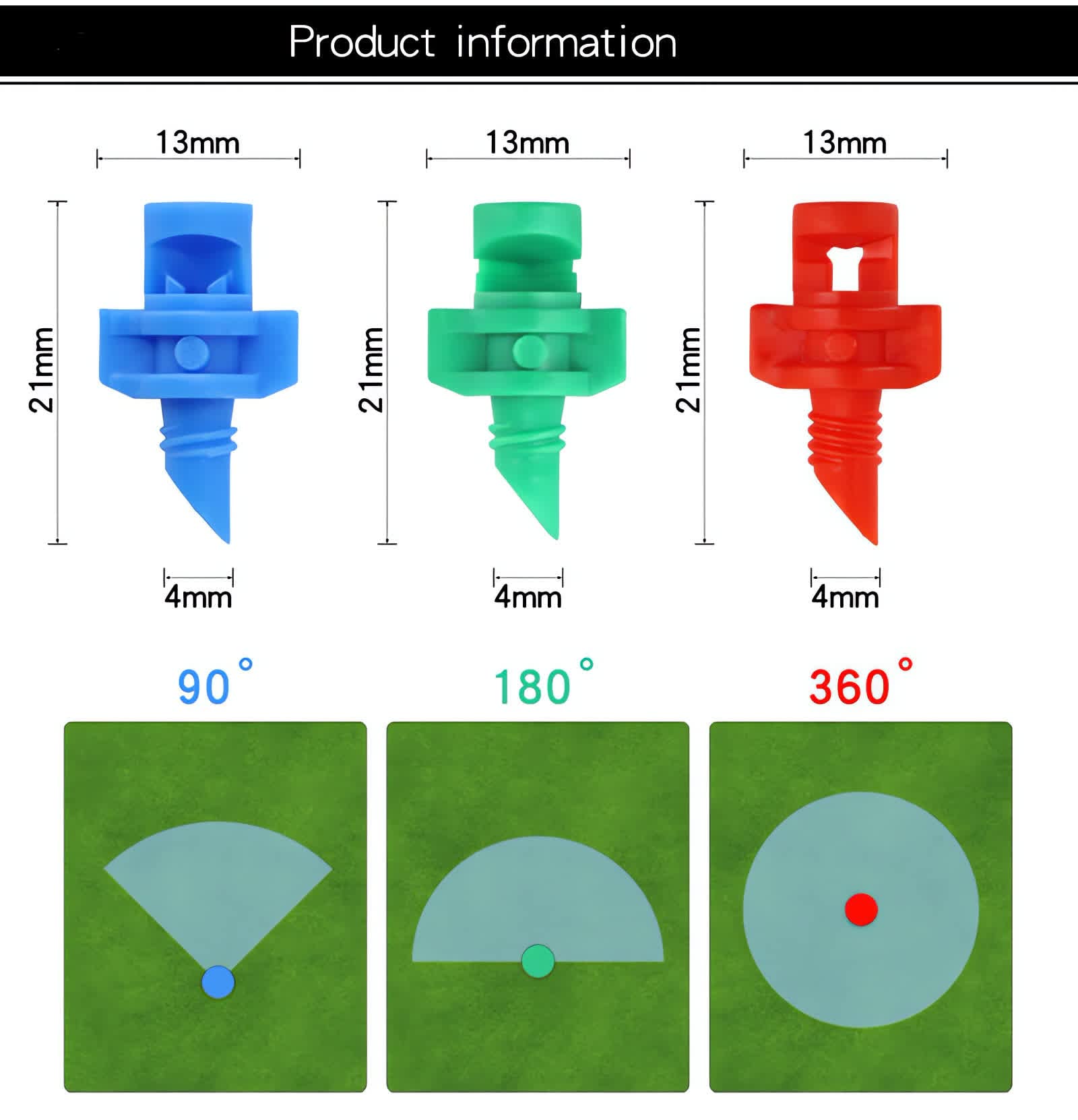 La Farah polyethylene resin nozzle highlighting durability and anti-aging properties