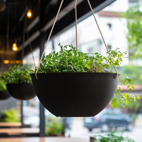 LA JOLIE MUSE large-capacity planters hold 2 gallons per unit for bigger plants.