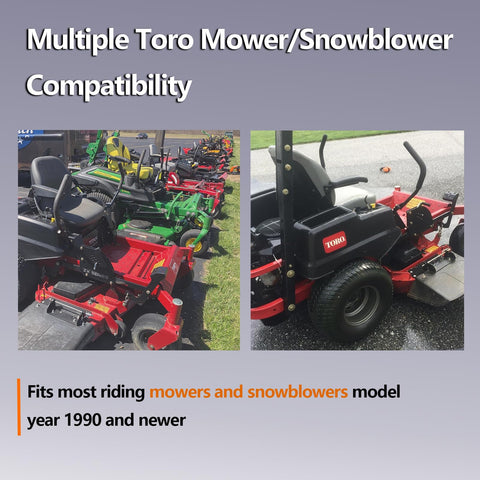 La Macaza Toro mower keys: durable thermoplastic for long-lasting daily use.