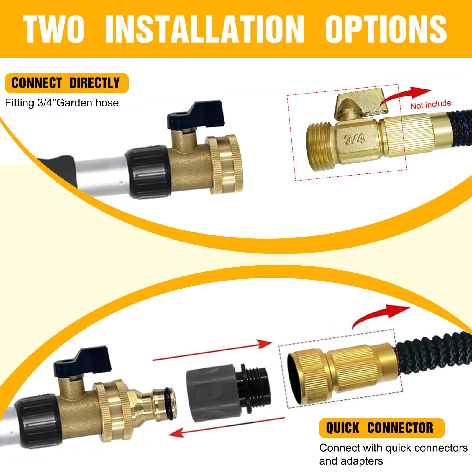 LAANPOLE anti-slip grip handle provides secure operation during use