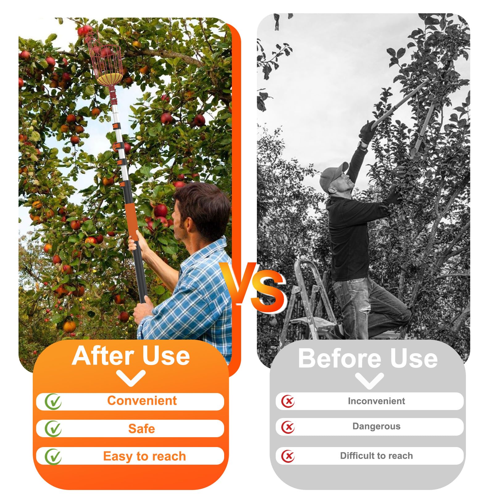 LAANPOLE quick assembly means you can start harvesting sooner.