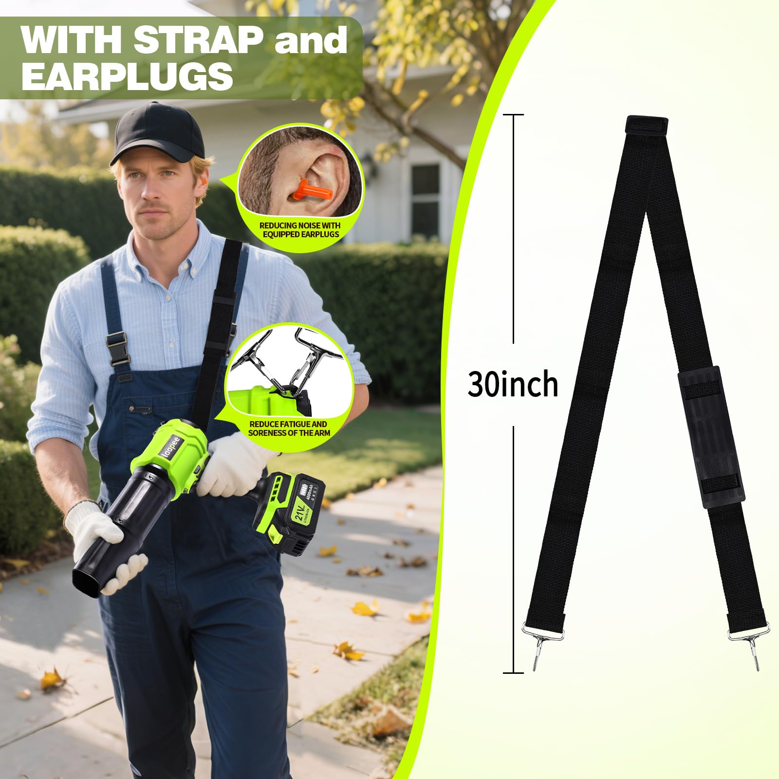 Laapee dual extension nozzles offer precise airflow into tight spots.