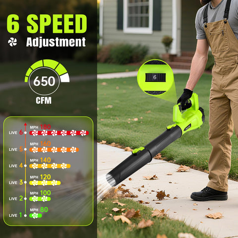 Laapee blower with shoulder strap reduces arm fatigue during yard tasks.
