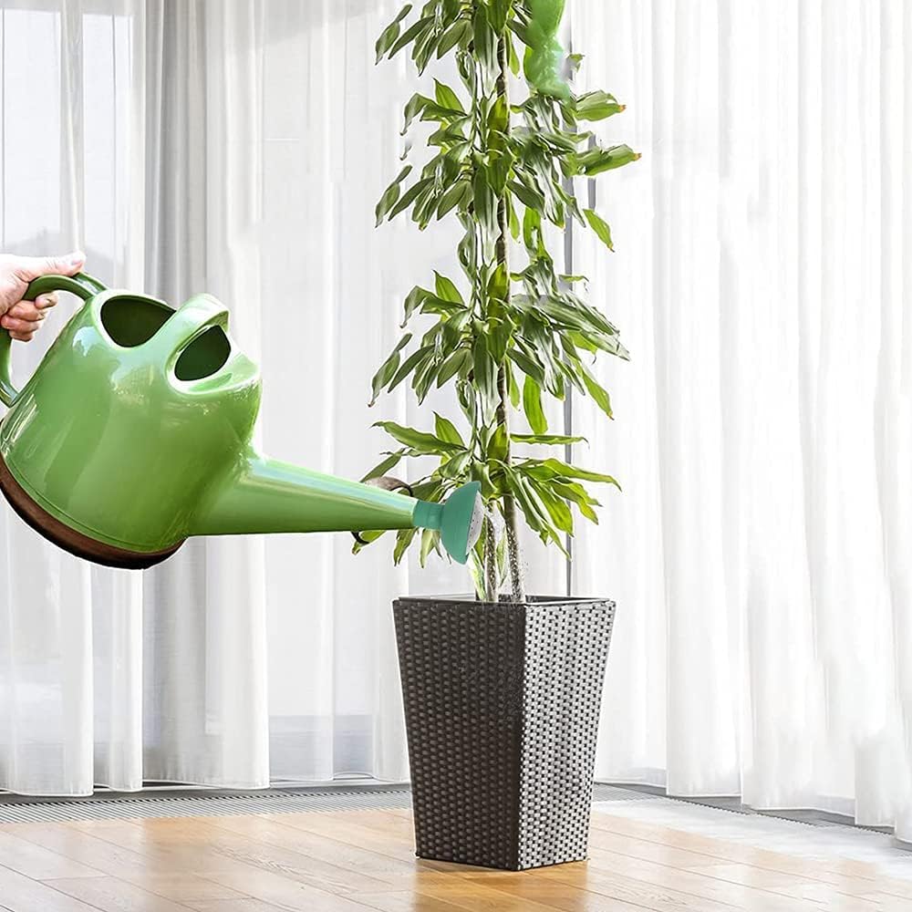 Labriciyon green durable plastic sprinkler withstands outdoor use and weather.