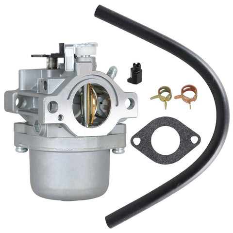 Labwork carburetor for Briggs Stratton, front view, ready to restore steady engine startup.