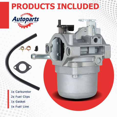 Labwork carburetor with fuel clips supports leak-free operation.