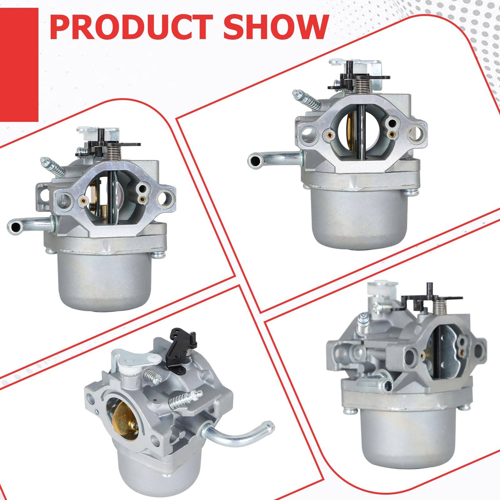 Labwork carburetor fuel line supports proper fuel delivery.