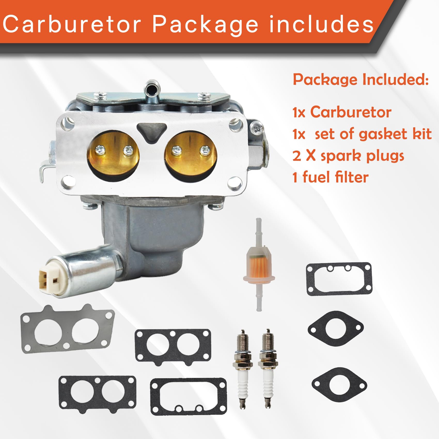 Labwork spark plugs included with the kit for complete ignition replacement.