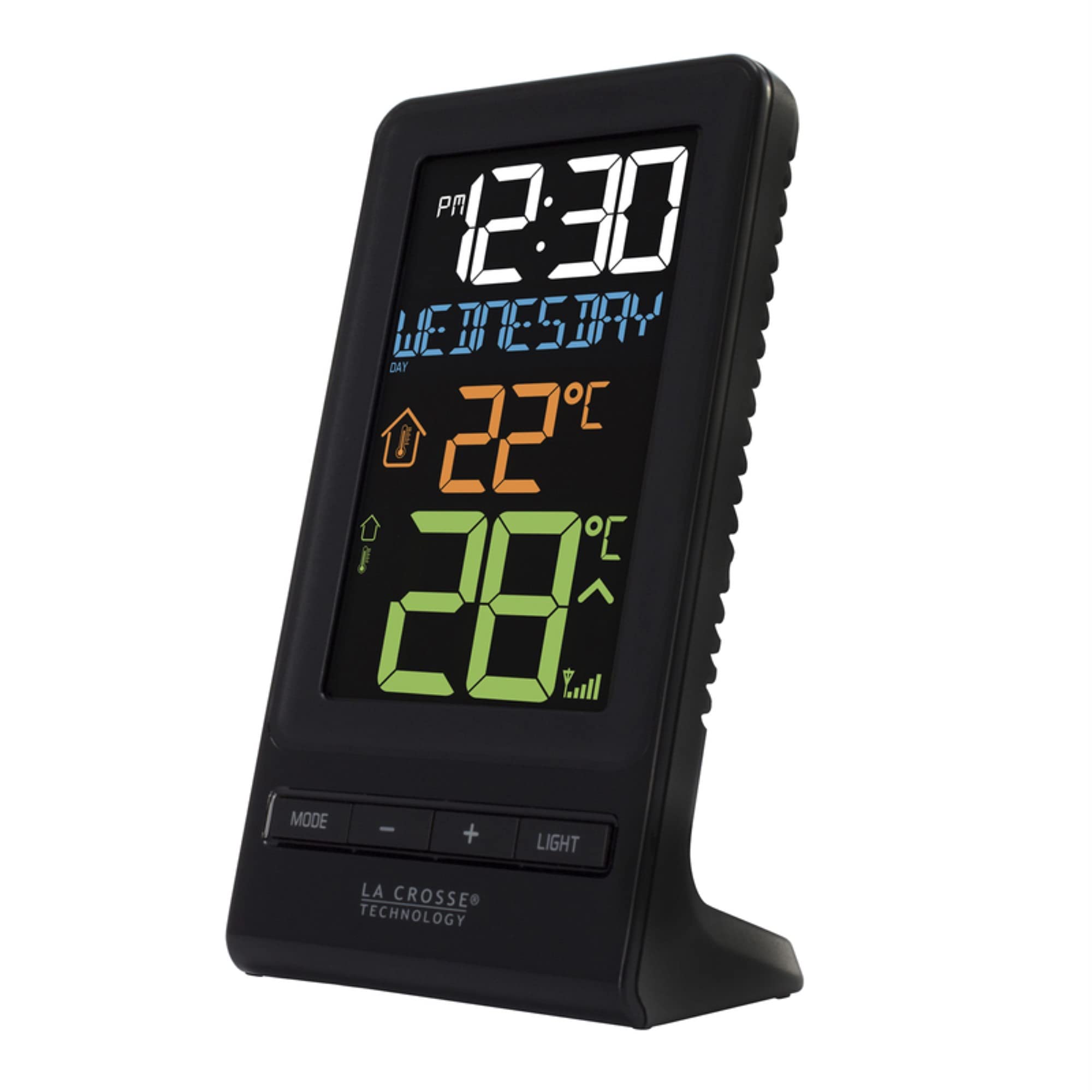 La Crosse 308-1415 thermometer with color LCD display for clear readings