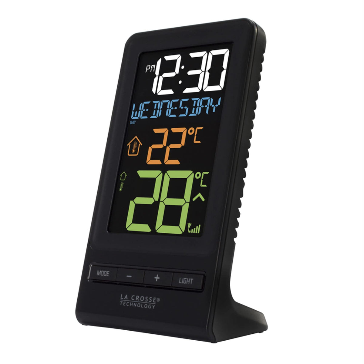 La Crosse 308-1415 thermometer with color LCD display for clear readings