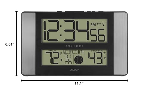 La Crosse 513-1417AL-INT low battery indicator helps maintenance
