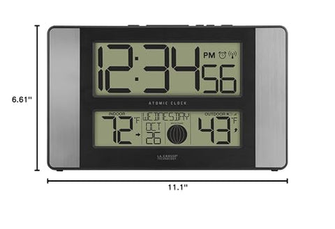 La Crosse 513-1417AL-INT low battery indicator helps maintenance