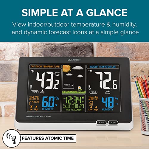 La Crosse Weather Station outdoor sensor showcases wireless reliability in outdoor placement