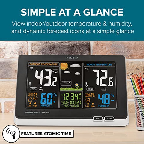 La Crosse Weather Station outdoor sensor showcases wireless reliability in outdoor placement