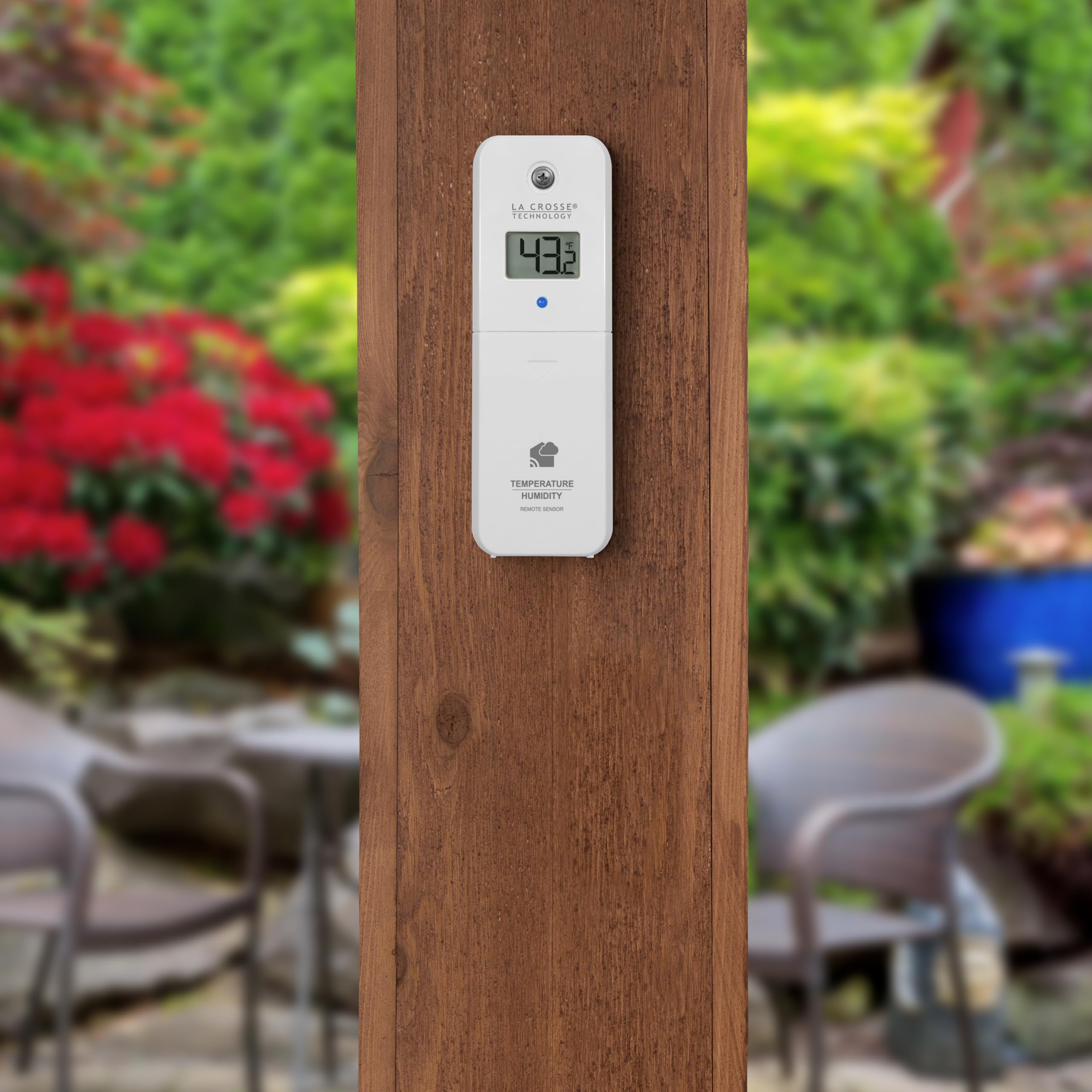 La Crosse Technology V21-WTH app view showcases remote weather access