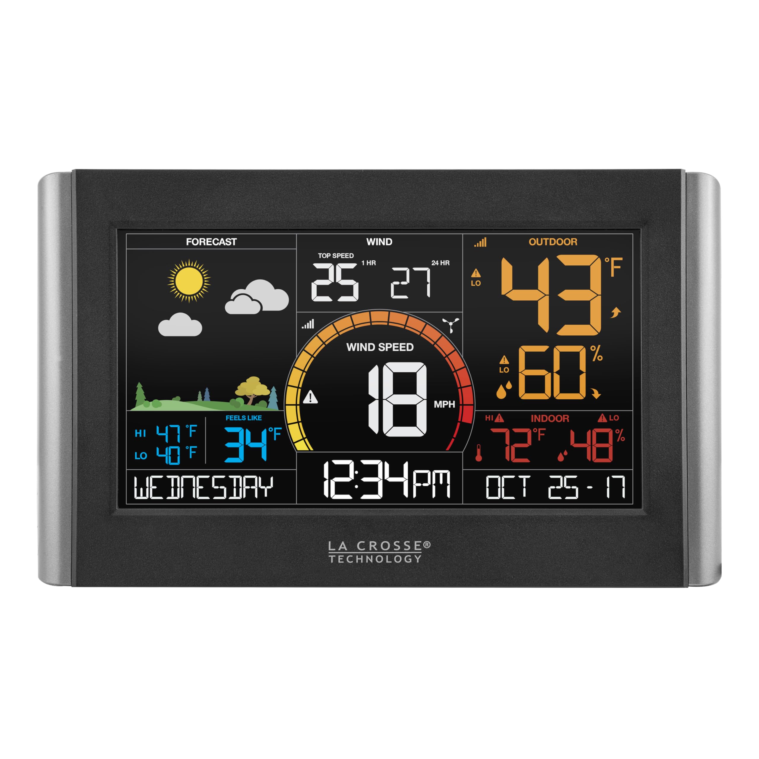 La Crosse Technology V21-WTH wind sensor with durable cups for accurate wind history