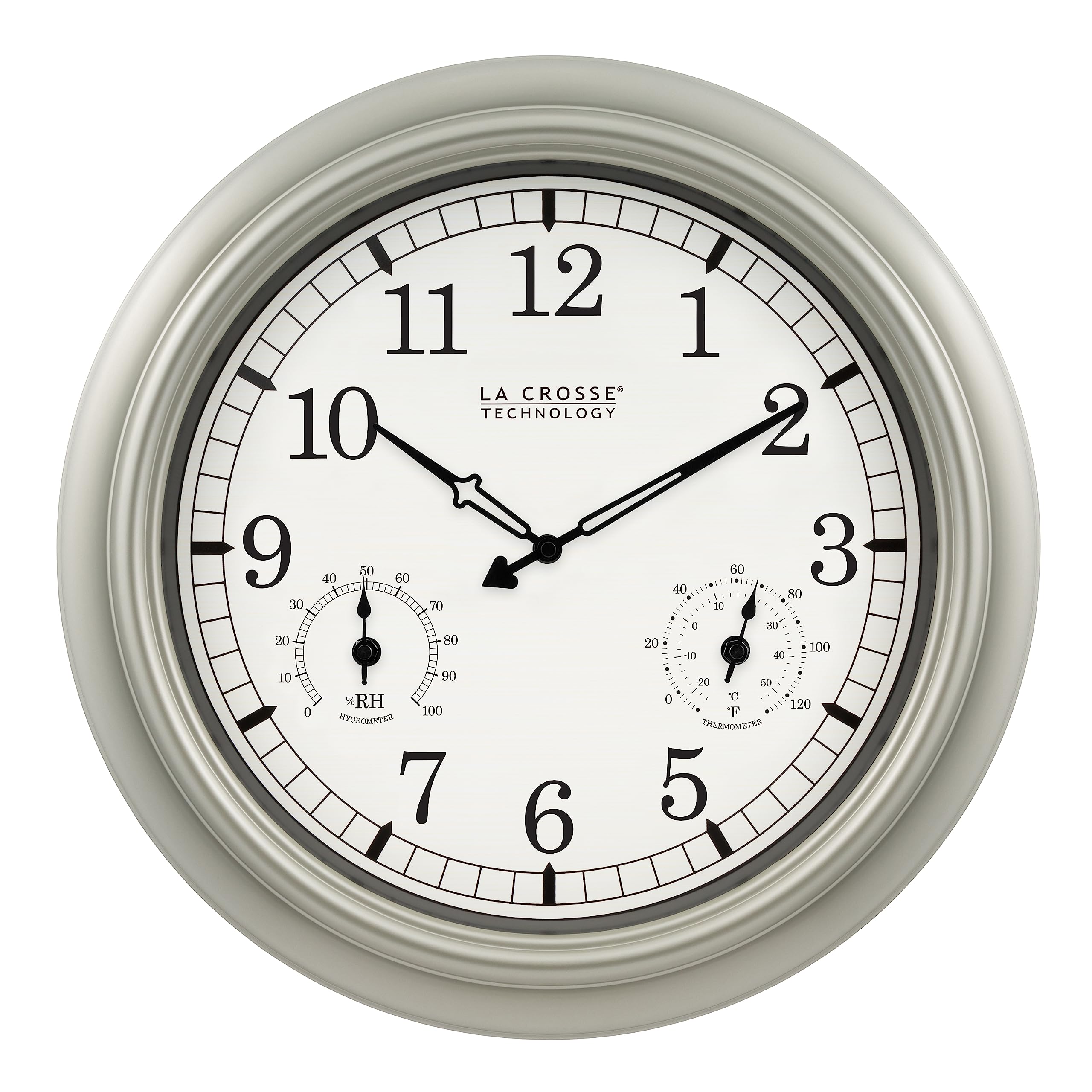 La Crosse Technology WT-3181PL-Q hygrometer and thermometer readouts for quick climate awareness.
