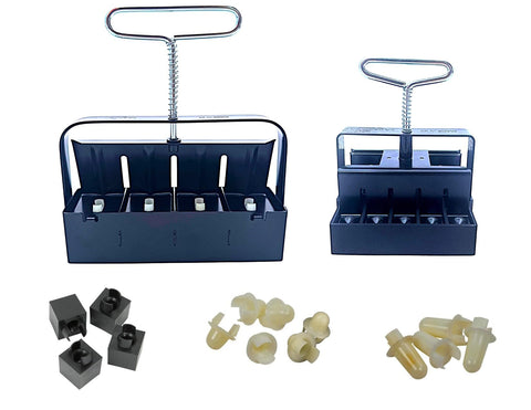Ladbrooke Mini 4 soil blocker forms compact seed blocks for early starts