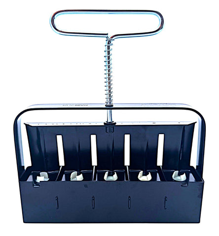 Ladbrooke Mini 5 soil block mold showing five blocks for seed germination