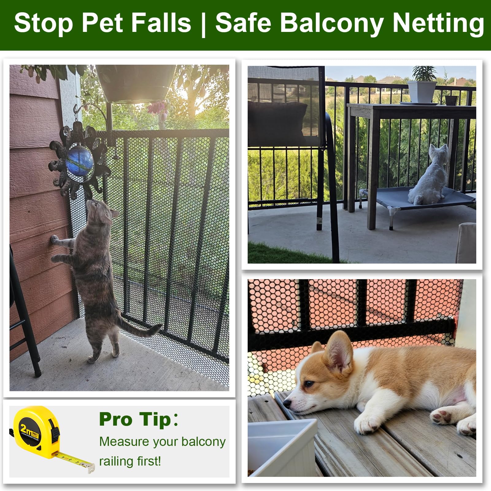 Laddatz easy DIY install mesh requires no tools.