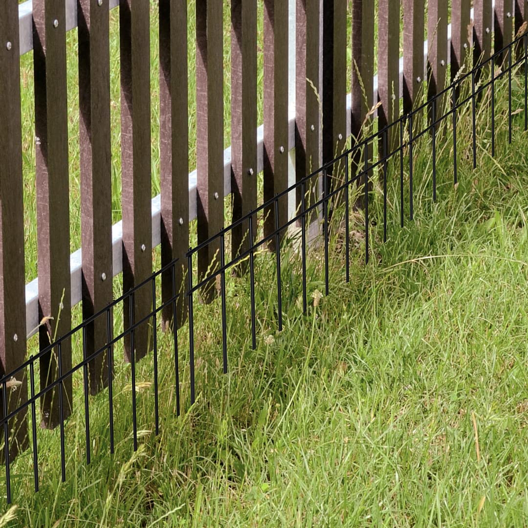 LADECH 10-pack fence components ready for patio and garden use.
