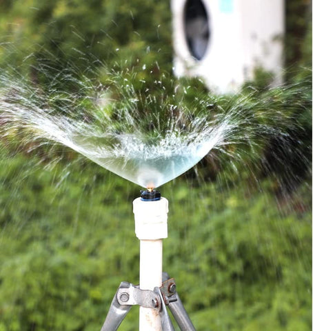 La Farah half-inch garden mist emitters for efficient irrigation.