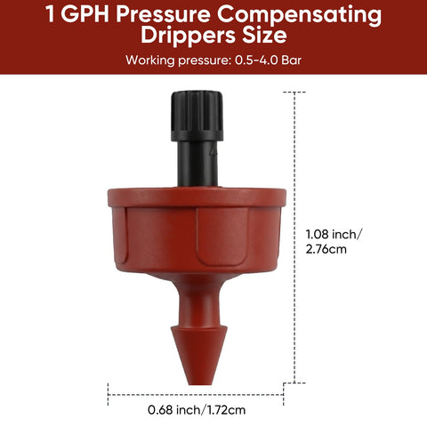 La Farah quarter-inch tubing compatibility for flexible installation.