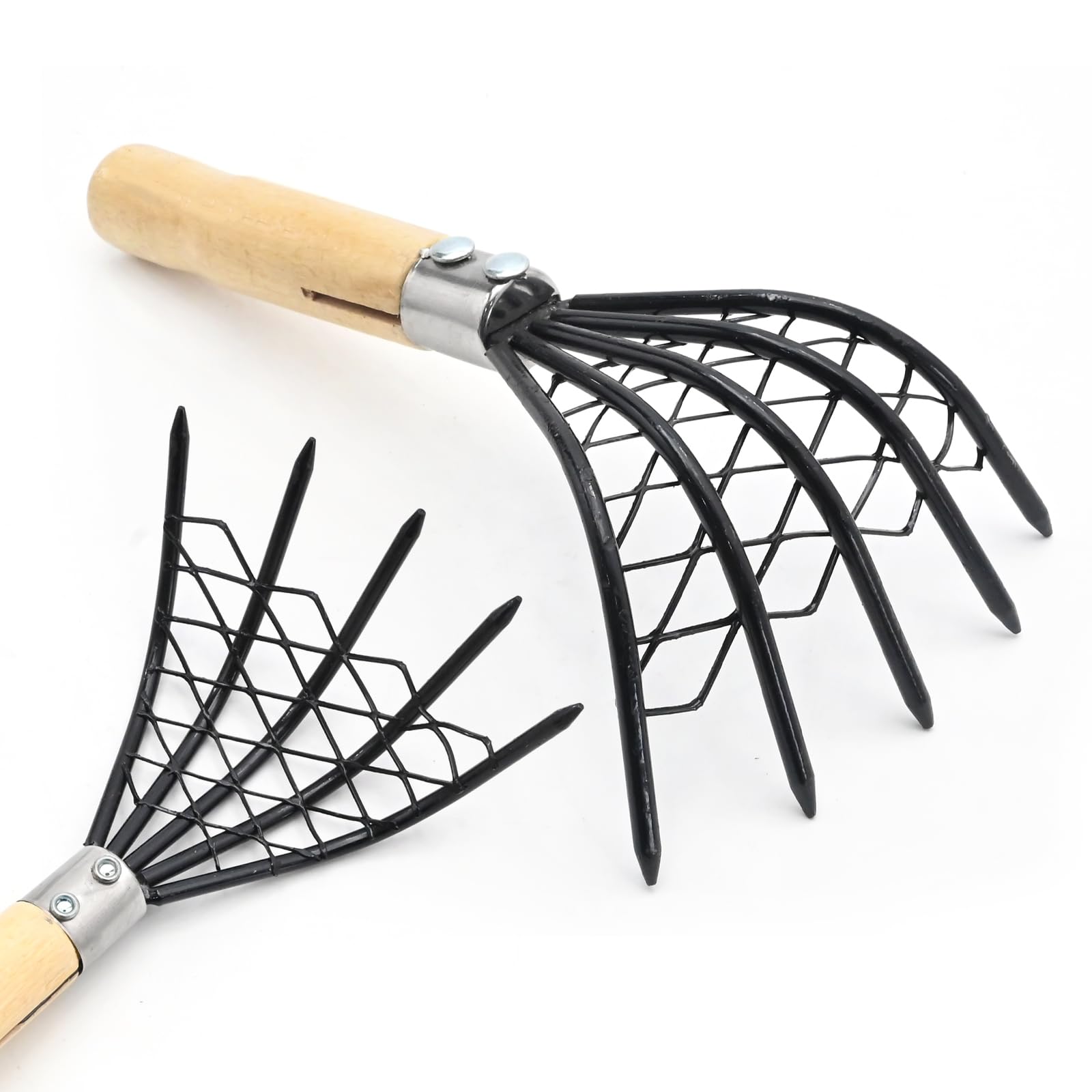 laffoonparts five-tooth claw rake with stainless steel claws for sturdy shell digging.