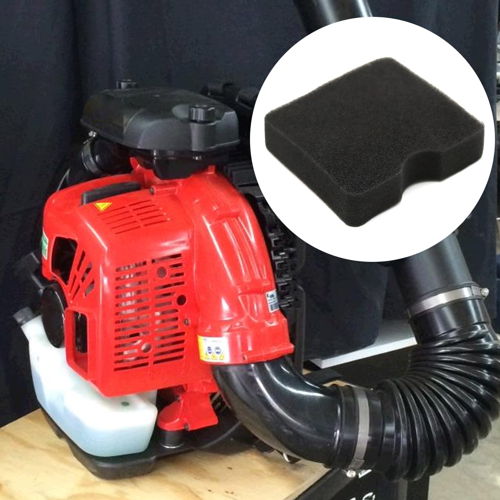laffoonparts 504115301 air filter for Red Max EBZ3000RH in-use context