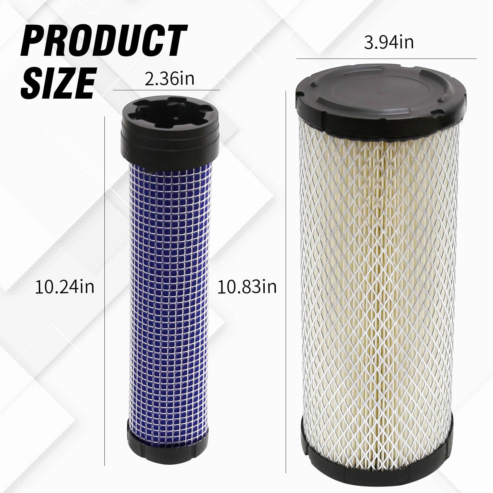 Laffoonparts filter kit compatibility for John Deere machines ensures reliable airflow.