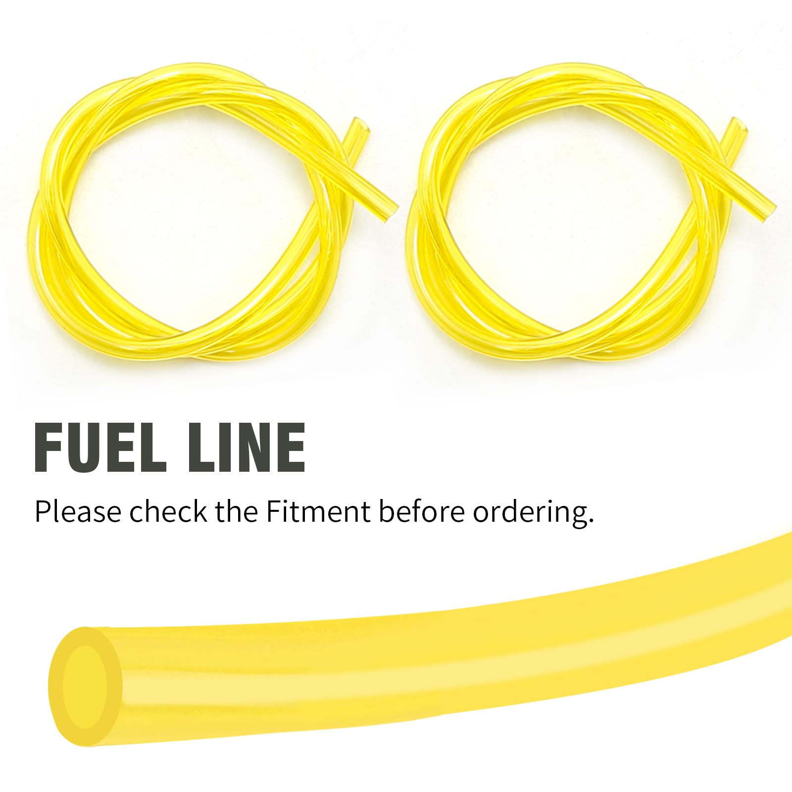 Laffoonparts two fuel lines for Poulan Craftsman provide flexible routing