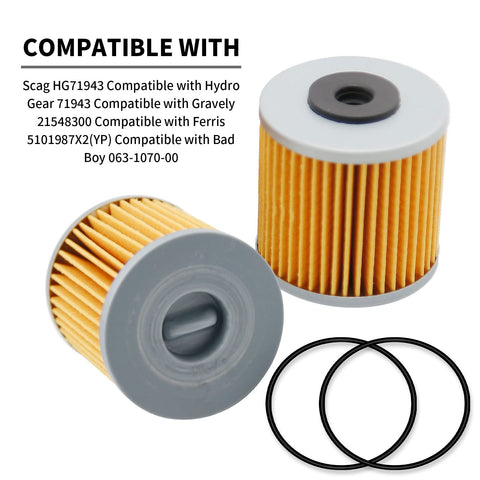 LaffoonParts Scag HG71943 compatible filter helps maintain mower performance.