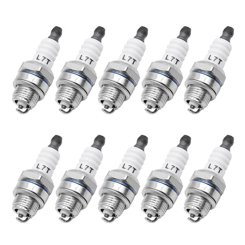 Laffoonparts spark plug kit 10pcs helps preventive care for your chainsaw.
