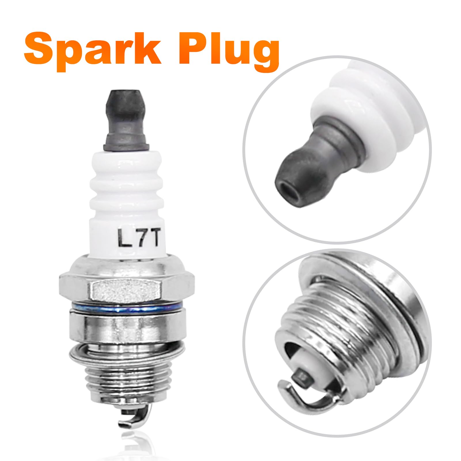 Laffoonparts spark plug kit uses sturdy materials for durable, long-lasting chainsaw maintenance.