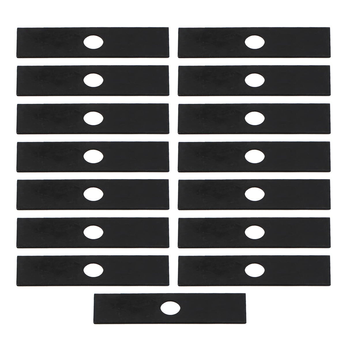 LAFORMO 15pcs edger blades close-up for clean yard edging