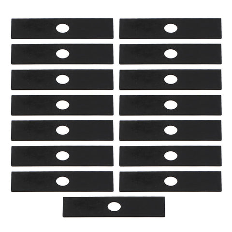 LAFORMO 15pcs edger blades close-up for clean yard edging