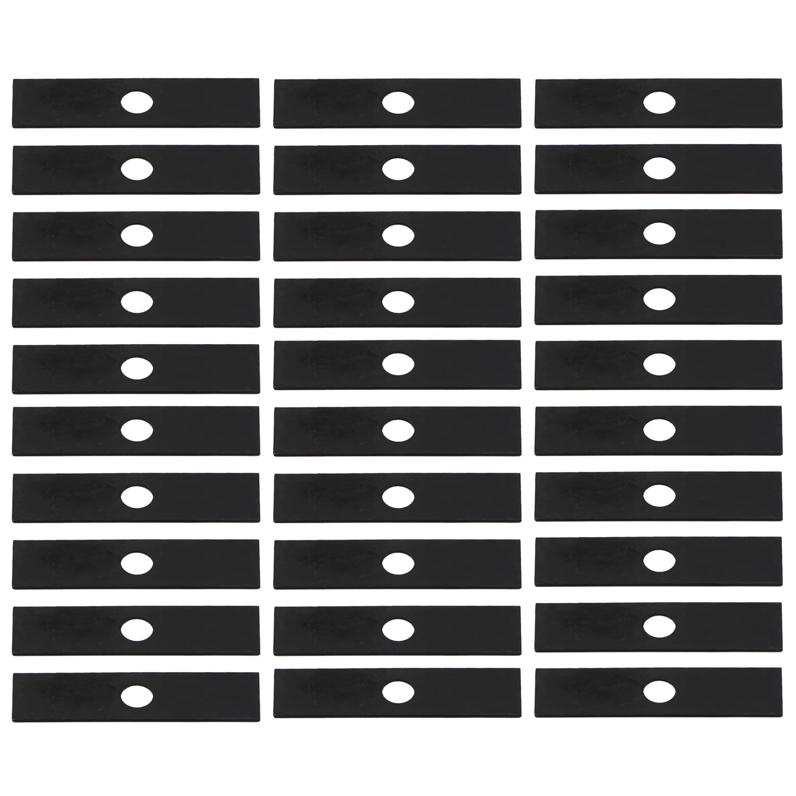 LAFORMO edger blades show blade profile and mounting hole for precise fit and easy installation