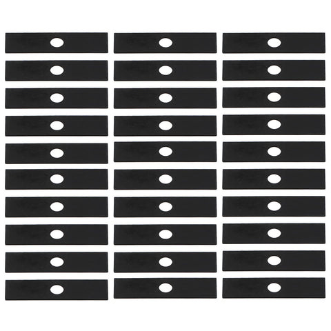 LAFORMO edger blades show blade profile and mounting hole for precise fit and easy installation